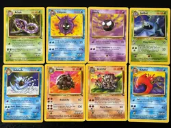 Pokemon 1999 Fossil #31-#62 All Common, Uncommon & Trainers - USED 32 Card Set - Image 2