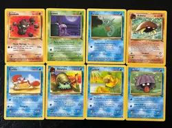 Pokemon 1999 Fossil #31-#62 All Common, Uncommon & Trainers - USED 32 Card Set - Image 4