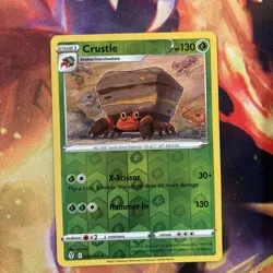 🚀Crustle 012/203 Reverse Holo Rare Evolving Skies Pokemon Cards TCG Mint - Image 1