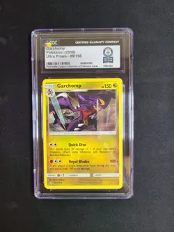 Pokemon Guiness World Record Slab 1 Of 1 (CGC) - Garchomp - Ultra Prism 99/156 - Image 1