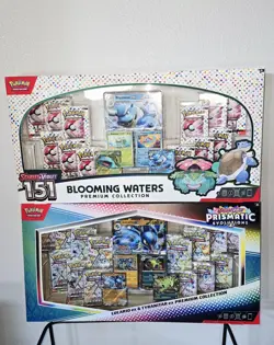 2× LOT OF 2 Pokemon TCG 151 Blooming Waters + Prismatic Premium Collection New - Image 1