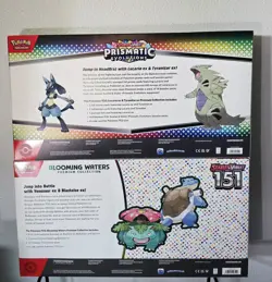 2× LOT OF 2 Pokemon TCG 151 Blooming Waters + Prismatic Premium Collection New - Image 2