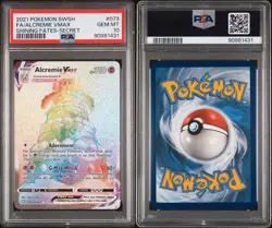PSA 10 - 2021 POKEMON SWSH SHINING FATES 073 RAINBOW ALCREMIE VMAX - Image 3
