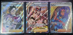 Lot of 9 Full Art Trainers NM Condition Pokemon TCG - Image 2