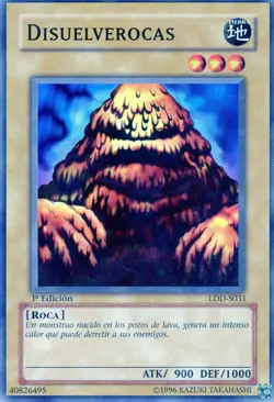 "Disuelverocas" #LDD-S031 Common 1st Edition Yugioh Spanish Card!Lightly Played - Image 1
