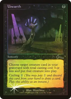 Urza's Legacy MTG FOIL Unearth Magic - Image 1