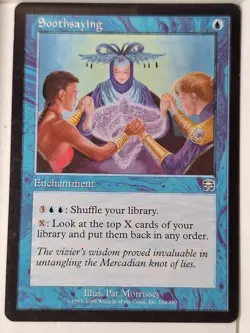Soothsaying - Mercadian Masques - Magic the Gathering MTG Nice! - Image 1
