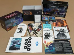 FINAL FANTASY Gift Bundle (NO PACKS) Includes 2 Dice, Foil & Non-Foil Lands +Art - Image 1