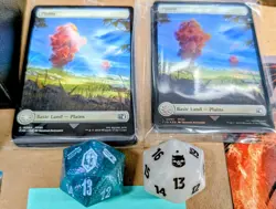 FINAL FANTASY Gift Bundle (NO PACKS) Includes 2 Dice, Foil & Non-Foil Lands +Art - Image 2