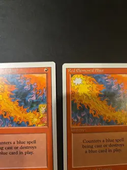 4× MTG Revised Red Elemental Blast Never Played - Image 3