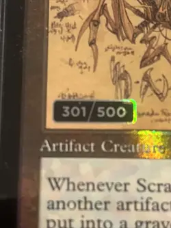 MTG Scrap Trawler Brothers War Serialized 301/500 Retro Artifact Foil NM Rainbow - Image 2