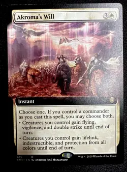 Akroma's Will Extended Art R MTG Commander Legends M/NM, English - Image 1
