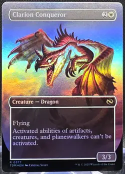 Clarion Conqueror #377 Tarkir: Dragonstorm Borderless Foil Rare - Image 2