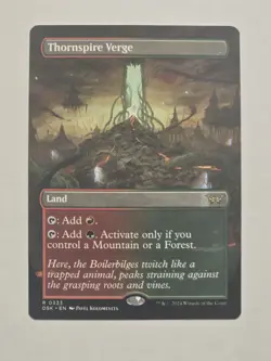 Thornspire Verge - Showcase - Duskmourn - Near Mint - MTG - Image 1