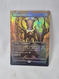 MTG Commander's Plate (1339/1431) Secret Lair Drop Series NM FOIL - Image 1