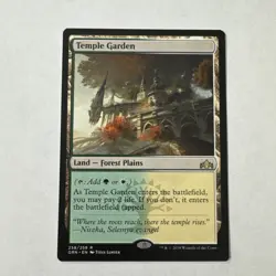 MTG Magic the Gathering Temple Garden (258/291) Guilds of Ravnica LP - Image 1