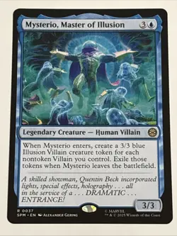 MTG Universes Beyond: Spider-man Mysterio, Master of Illusion 0037 NM Rare - Image 1