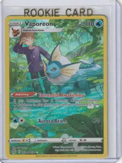 Vaporeon - TG02/TG30 - Pokemon Brilliant Stars Sword & Shield Holo Rare Card NM - Image 1