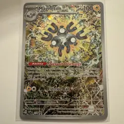 Pokemon Magneton Black Star Rare Promo Holo HP 100 Scarlet & Violet 159 - Image 1