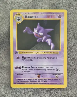 Pokemon Vintage Base Set 1st Edition Uncommon: Haunter 29/102 - Image 1