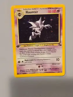 1st Edition💚 Pokemon HAUNTER Fossil* 6/62 * Holo LP++/ NMUUU * NICE!! - Image 2
