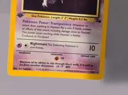 1st Edition💚 Pokemon HAUNTER Fossil* 6/62 * Holo LP++/ NMUUU * NICE!! - Image 5