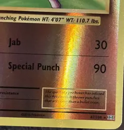CGC Pokemon Hitmonchan 62/108 Magikarp 33/108 Rattata 66/108 Holo 2016 NM Lot - Image 5