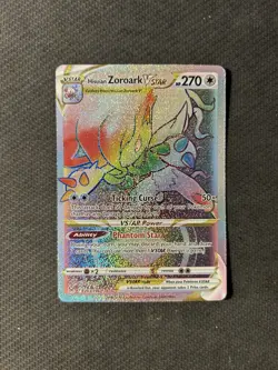 Pokemon TCG Hisuian Zoroark Vstar 203/196! NM/LP Condition! See Description! - Image 1