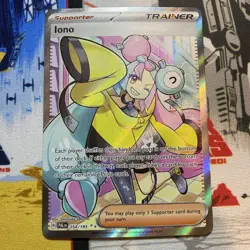 Iono 254/193 Pokemon TCG Paldea Evolved Holo Ultra Rare Full Art - Image 1