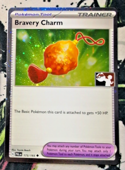 Bravery Charm 173/193 Holo Pokemon Play! Prize Pack Series 4 - Image 1