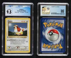Pidgey Shadowless Pokemon Base Set CGC 9.5 Mint+ 1999 - Image 3