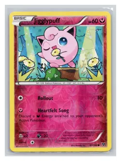Pokemon TCG Jigglypuff 87/146 XY Base Set Reverse Holo LP - Image 1