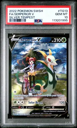2022 Pokemon Serperior V - Silver Tempest - TG13/TG30 - PSA 10 Gem MT - Image 3