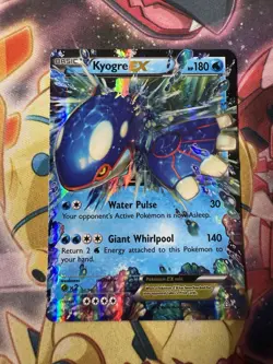 Kyogre EX - 54/160 Primal Clash Ultra Rare Pokemon - LP - Image 1