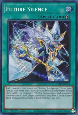 Lightly Played, English Yu Gi Oh Future Silence - LEDE-EN054 - Secret Rare - 1st - Image 1