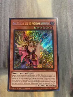 Yu-Gi-Oh Dark Magician Girl the Magician's Apprentice Alin-En004 SCR Secret Rare - Image 1