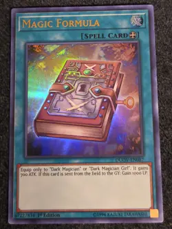 Yugioh! 1x Magic Formula - DUOV-EN087 - Ultra Rare - 1st Edition Near Mint - Image 1