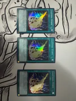 3x Lightning Storm RA01-EN061 Super Rare NM-M 1st Edition - Image 1