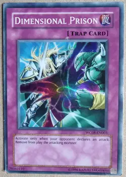 Dimensional Prison - SR - Yu-Gi-Oh! - WC08-EN003 - Lim - HP - Free Shipping - Image 1