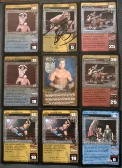 Wwe Raw Deal TEST 21 Card Lot + Autographed Card - Image 1