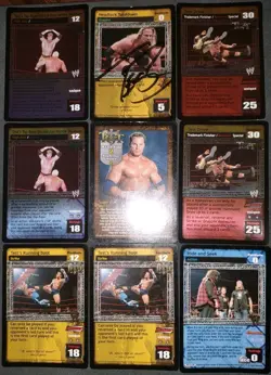 Wwe Raw Deal TEST 21 Card Lot + Autographed Card - Image 2