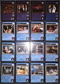 Wwe Raw Deal Huge 194 Action Lot! First Edition Rares, Cards Never Reprinted - Image 1