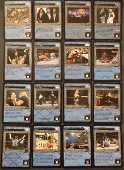 Wwe Raw Deal Huge 194 Action Lot! First Edition Rares, Cards Never Reprinted - Image 2