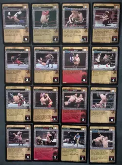 Wwe Raw Deal Ccg Huge Grapple Manuever 130 Card Lot. First Print, Rares. - Image 1