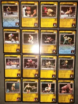 Wwe Raw Deal Ccg Huge Grapple Manuever 130 Card Lot. First Print, Rares. - Image 3