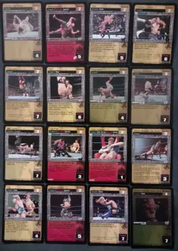 Wwe Raw Deal Ccg Huge Grapple Manuever 130 Card Lot. First Print, Rares. - Image 5