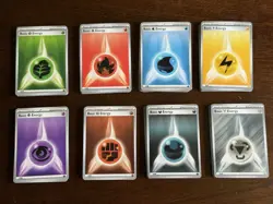 Pokemon TCG - 200 Energy Card Lot Bulk - Black Bolt/White Flare Design - Image 1