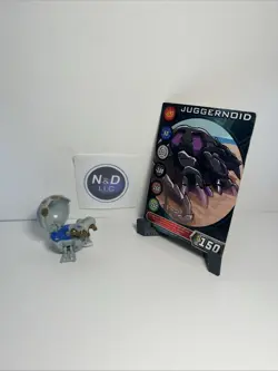 Bakugan Juggernoid Gray Haos B1 Classic 300G Open Core W/Card RARE - Image 1
