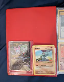 RARE Original Red Collector's Game Pokemon Protector Book With Cards - Image 4