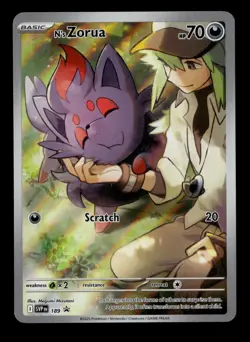 N's Zorua Promo SV: Scarlet & Violet Promo Cards 189 - NM - Image 1